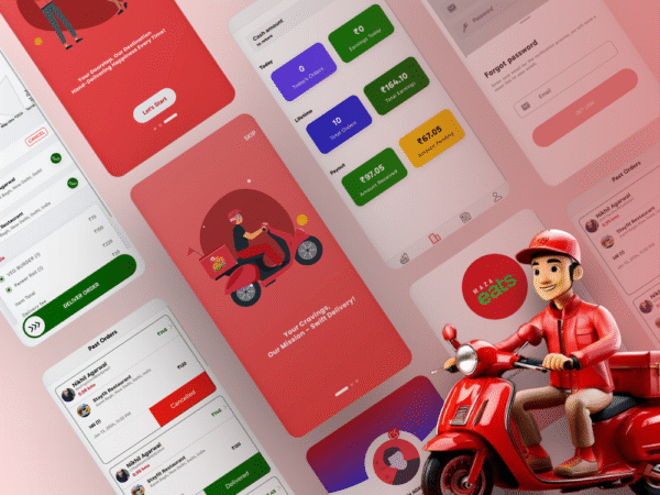 Ionic 8+ Rider Food Delivery App UI Template